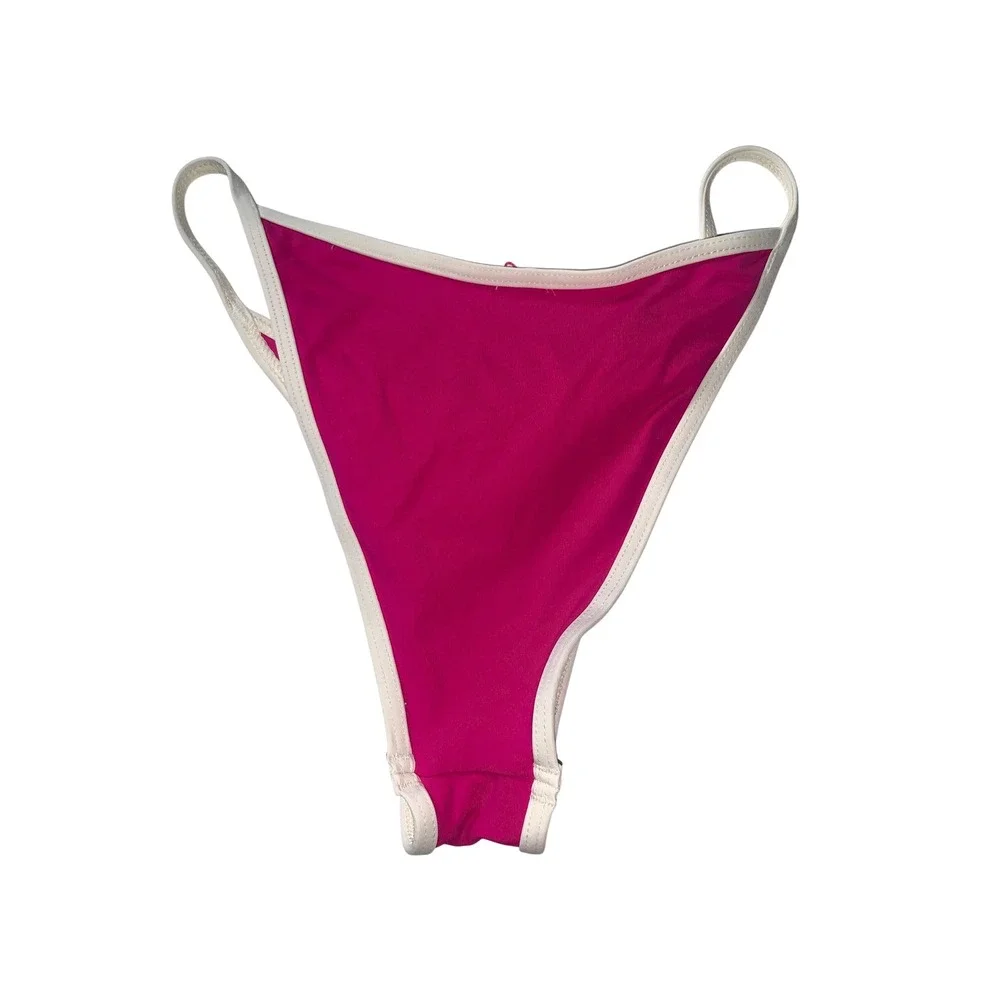 L Space Bitsy Cut Bikini Bottoms Hot Pink Small‎ S/P